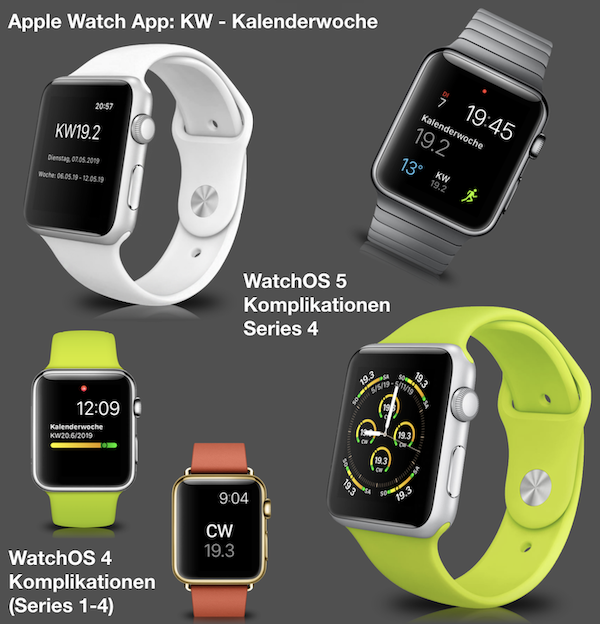 Apple Watch App: KW - Kalenderwoche